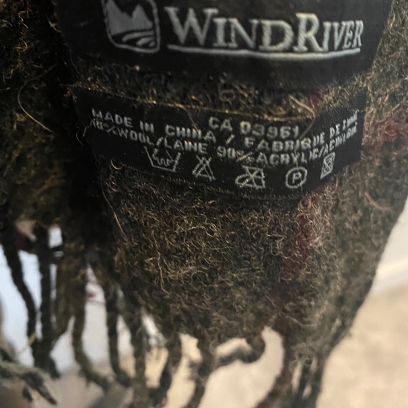 Wind River men’s wool mix scarf - Picture 6 of 6